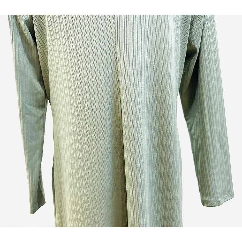 NWT NINE WEST Women Long Sleeve Pullover Round Neck Green Dress Petite Size XXL - Picture 9 of 14